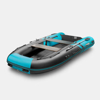 Черно-бирюзовый