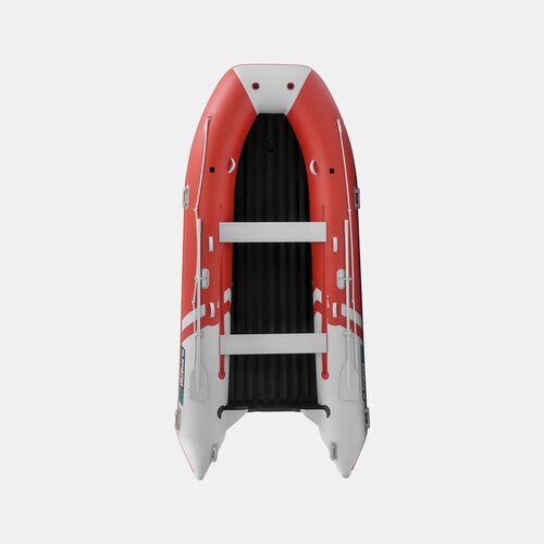 Надувная лодка GLADIATOR E420PRO красно-белый