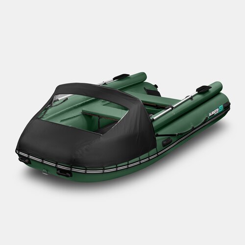 Надувная лодка GLADIATOR E420X зеленый