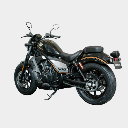 Мотоцикл GROZA XS500 ПТС (черный)