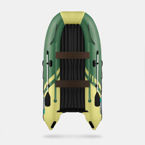 Надувная лодка GLADIATOR E350S зелено-оливковый