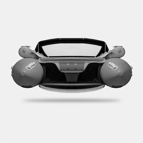 Надувная лодка GLADIATOR E420X светло-темносерый